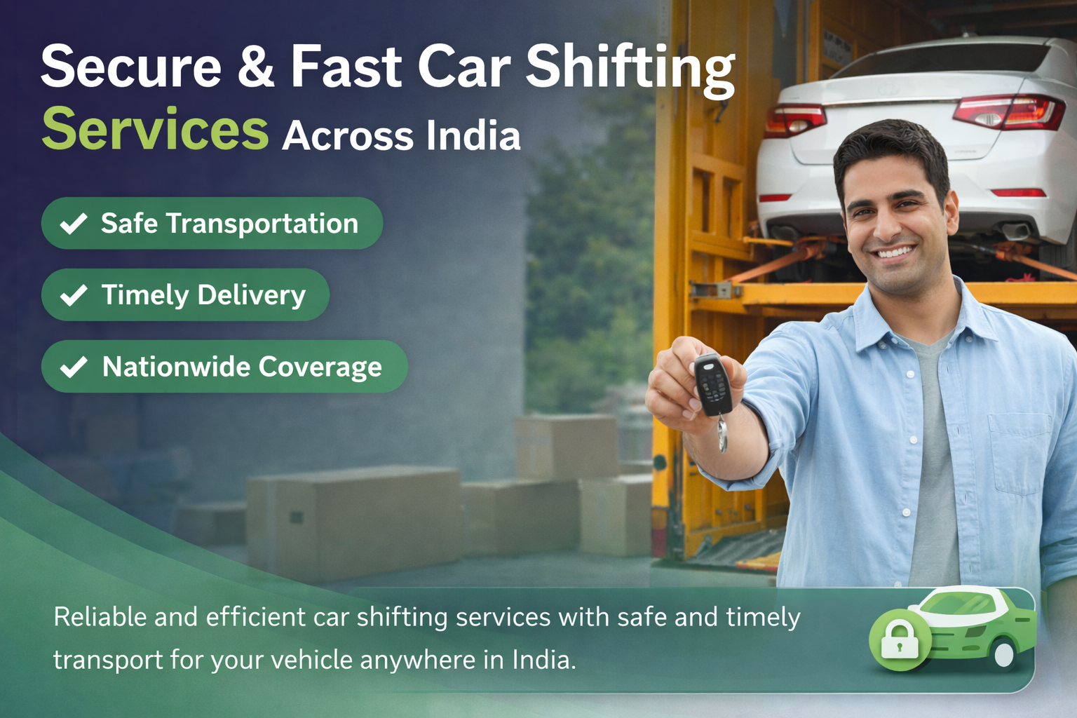 Reliable car shifting across India